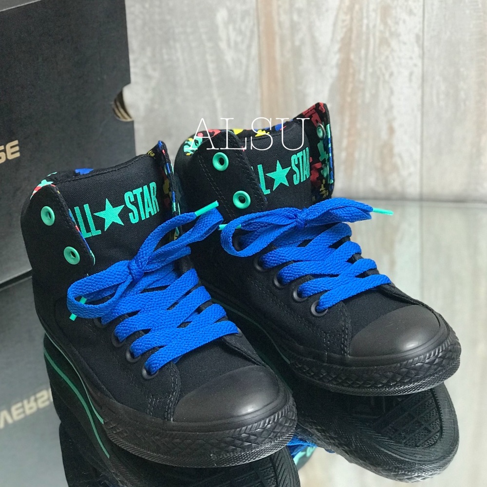 Converse Ctas High Street Black Solar Kid’s - Picture 3 of 8